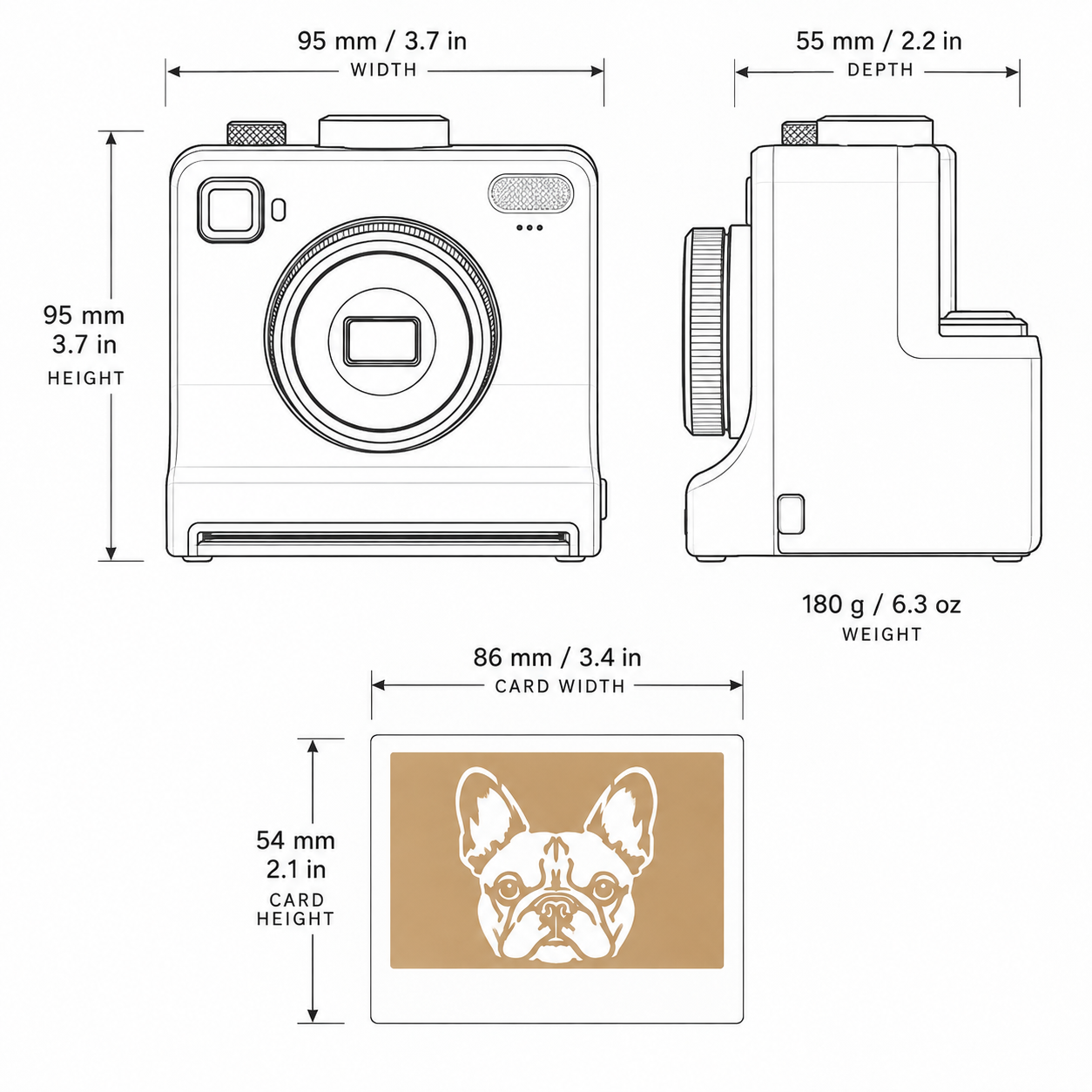 Dimensioni della CoffeePrint